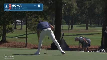 Max Homa | Round 1 | 5th hole | Shot 5 | 2025 Sanderson Farms