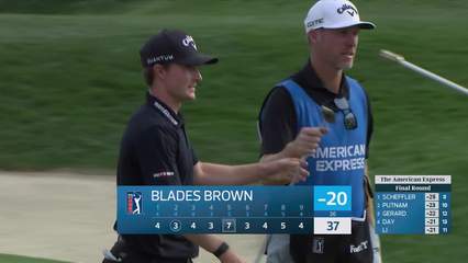 Blades Brown | Round 4 | 9th hole | Shot 4 | 2026 The American Express