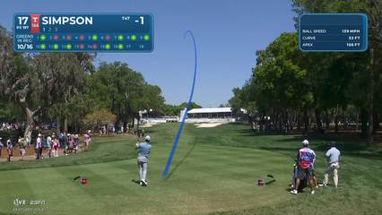 Webb Simpson | Round 3 | 17th hole | Shot 1 | 2026 Valspar