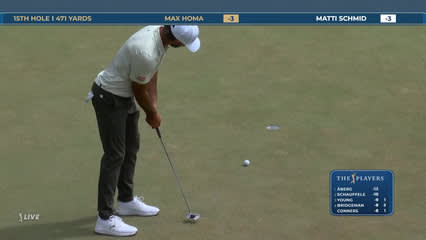 Max Homa | Round 3 | 15th hole | Shot 4 | 2026 THE PLAYERS