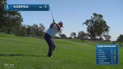 Brooks Koepka | Round 2 | 5th hole | Shot 2 | 2026 Farmers