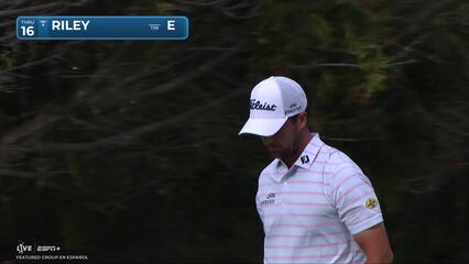 Davis Riley | Round 2 | 16th hole | Shot 5 | 2025 Mexico Open