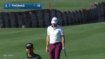 Justin Thomas | Round 3 | 5th hole | Shot 3 | 2025 The American Express