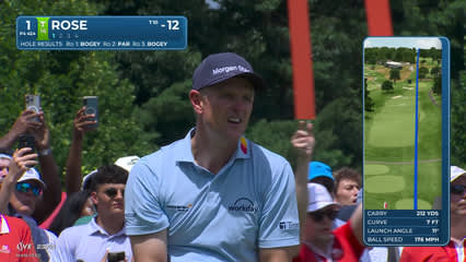 Justin Rose | Round 4 | 1st hole | Shot 1 | 2026 Travelers