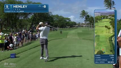 Russell Henley | Round 2 | 5th hole | Shot 1 | 2025 Sony Open