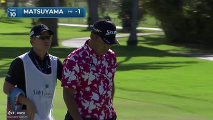 Hideki Matsuyama | Round 2 | 1st hole | Shot 4 | 2026 Sony Open