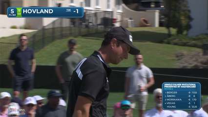 Viktor Hovland | Round 2 | 5th hole | Shot 4 | 2026 Arnold Palmer