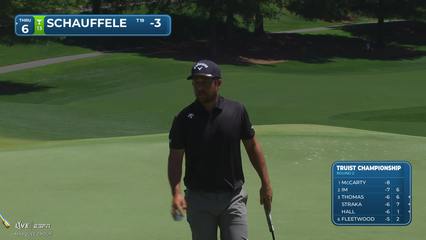 Xander Schauffele | Round 2 | 15th hole | Shot 6 | 2026 Truist Championship