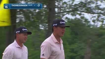 Michael Thorbjornsen | Round 1 | 7th hole | Shot 3 | 2025 Zurich Classic