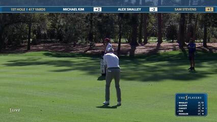 Sam Stevens | Round 1 | 1st hole | Shot 2 | 2025 THE PLAYERS