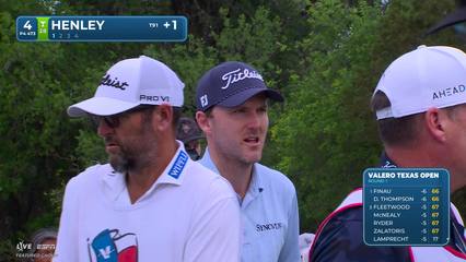 Russell Henley | Round 1 | 4th hole | Shot 1 | 2026 Valero