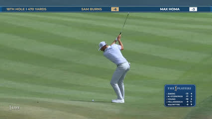 Sam Burns | Round 4 | 18th hole | Shot 3 | 2026 THE PLAYERS