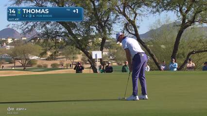 Justin Thomas | Round 1 | 14th hole | Shot 3 | 2025 WM Phoenix Open