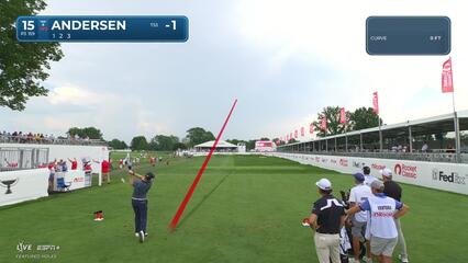 Mason Andersen | Round 1 | 15th hole | Shot 1 | 2025 Rocket Classic