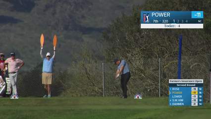 Seamus Power | Round 2 | 7th hole | Shot 1 | 2026 Farmers