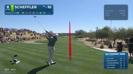 Scottie Scheffler | Round 4 | 8th hole | Shot 1 | 2026 WM Phoenix Open