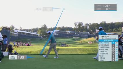 Robert MacIntyre | Round 1 | 18th hole | Shot 1 | 2025 BMW Championship