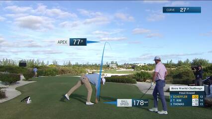 Scottie Scheffler | Round 4 | 14th hole | Shot 1 | 2024 Hero World Challenge