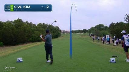 Si Woo Kim | Round 1 | 15th hole | Shot 1 | 2026 Valero