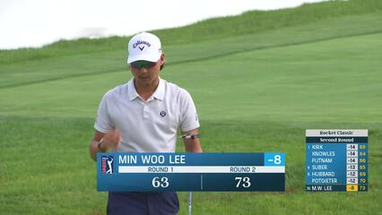 Min Woo Lee | Round 2 | 18th hole | Shot 5 | 2025 Rocket Classic