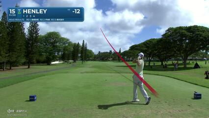 Russell Henley | Round 4 | 15th hole | Shot 1 | 2025 Sony Open