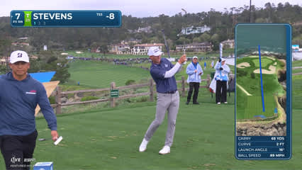 Sam Stevens | Round 4 | 7th hole | Shot 1 | 2026 AT&T Pebble Beach