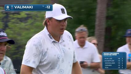 Sami Valimaki | Round 4 | 8th hole | Shot 3 | 2025 Houston Open