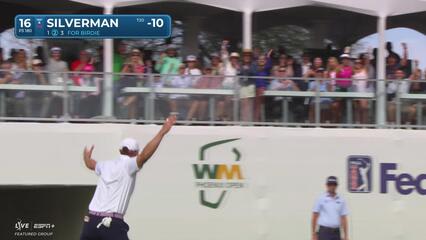 Ben Silverman | Round 4 | 16th hole | Shot 2 | 2025 WM Phoenix Open