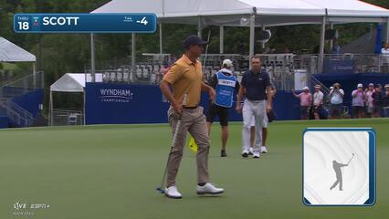 Adam Scott | Round 2 | 18th hole | Shot 4 | 2025 Wyndham