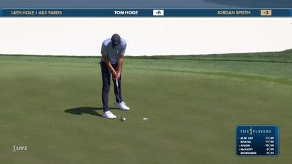 Jordan Spieth | Round 3 | 14th hole | Shot 4 | 2025 THE PLAYERS