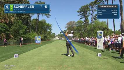 Scottie Scheffler | Round 2 | 9th hole | Shot 1 | 2026 RBC Heritage