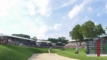 Scottie Scheffler | Round 3 | 18th hole | Shot 2 | 2025 Travelers