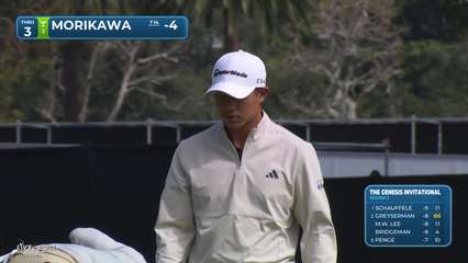Collin Morikawa | Round 2 | 3rd hole | Shot 4 | 2026 The Genesis
