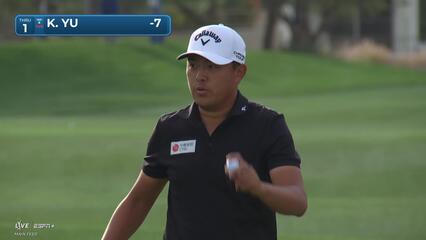 Kevin Yu | Round 4 | 1st hole | Shot 4 | 2025 WM Phoenix Open