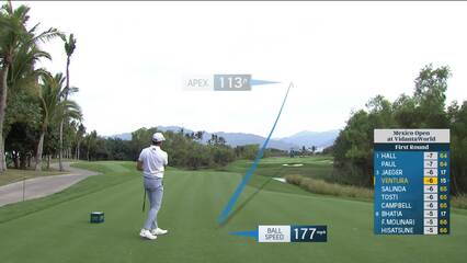 Kristoffer Ventura | Round 1 | 7th hole | Shot 1 | 2025 Mexico Open