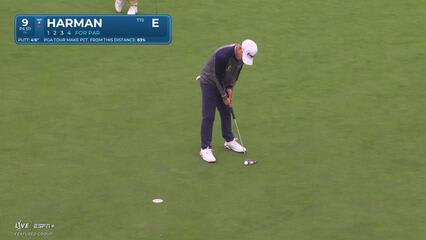 Brian Harman | Round 2 | 9th hole | Shot 4 | 2025 AT&T Pebble Beach