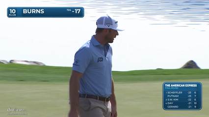 Sam Burns | Round 4 | 10th hole | Shot 4 | 2026 The American Express