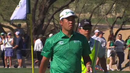 Hideki Matsuyama | Round 3 | 9th hole | Shot 4 | 2026 WM Phoenix Open