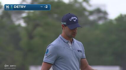 Thomas Detry | Round 1 | 16th hole | Shot 5 | 2025 Houston Open