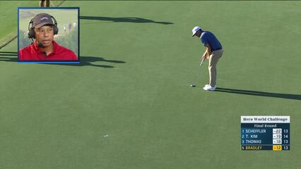 Keegan Bradley | Round 4 | 14th hole | Shot 3 | 2024 Hero World Challenge