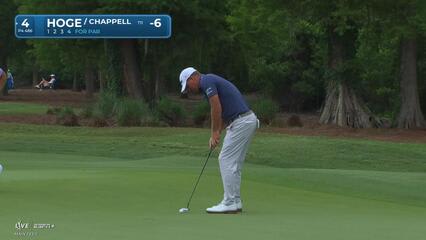 Tom Hoge | Round 1 | 4th hole | Shot 4 | 2025 Zurich Classic