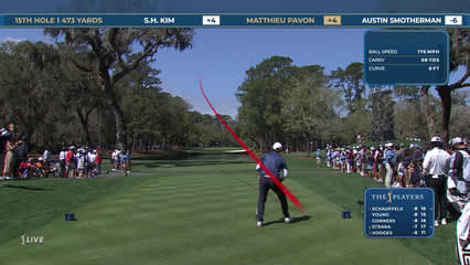 Matthieu Pavon | Round 2 | 15th hole | Shot 1 | 2026 THE PLAYERS