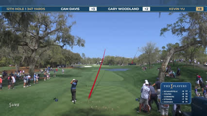 Kevin Yu | Round 2 | 12th hole | Shot 1 | 2026 THE PLAYERS