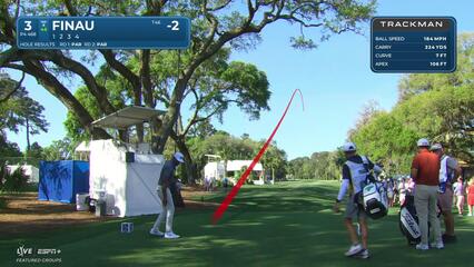 Tony Finau | Round 3 | 3rd hole | Shot 1 | 2025 RBC Heritage