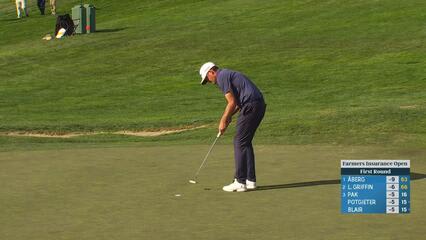 Keegan Bradley | Round 1 | 9th hole | Shot 5 | 2025 Farmers