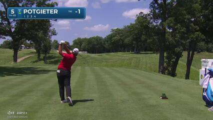 Aldrich Potgieter | Round 1 | 5th hole | Shot 1 | 2025 John Deere