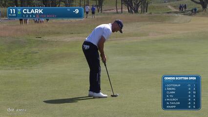 Wyndham Clark | Round 3 | 11th hole | Shot 5 | 2025 Genesis Scottish Open