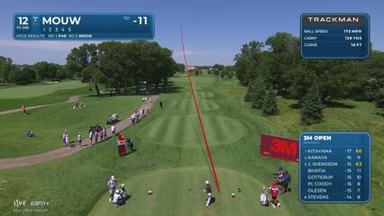 William Mouw | Round 3 | 12th hole | Shot 1 | 2025 3M Open