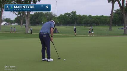 Robert MacIntyre | Round 3 | 3rd hole | Shot 4 | 2025 Charles Schwab