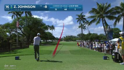 Zach Johnson | Round 4 | 16th hole | Shot 1 | 2025 Sony Open